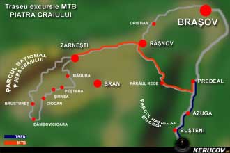 KERUCOV .ro - Fotografie si Webdesign - Traseu MTB Piatra Craiului: Predeal - Zarnesti - Dambovicioara - Sirnea - Magura - Brasov (3 zile) de Andrei Vocurek