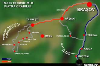 KERUCOV .ro - Fotografie si Webdesign - Traseu MTB Piatra Craiului: Predeal - Zarnesti - Dambovicioara - Sirnea - Magura - Brasov (3 zile) de Andrei Vocurek