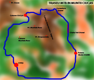 KERUCOV .ro - Fotografie si Jurnale de Calatorie - Traseu MTB Muntii Ciucas: Cheia - Cheile Vaii Stanei - Cabana Ciucas - Cheia de Andrei Vocurek