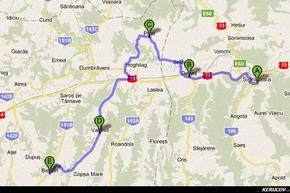 Traseu cu bicicleta MTB XC Sighisoara - Prod - Copsa Mare - Biertan - KERUCOV .ro © 2007 - 2025 || #traseecubicicleta #mtb #ssp