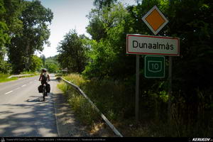 Trasee cu bicicleta MTB XC - Traseu MTB Komarom - Dunaalmas - Sutto - Esztergom : EuroVelo 6 - 4 de Andrei Vocurek