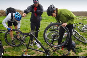 Trasee cu bicicleta MTB XC - Traseu MTB Lehliu Gara - Lacul Mostistea - Sultana - Luptatori - Lehliu Gara de Andrei Vocurek