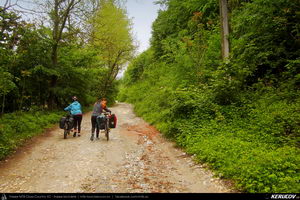 Trasee cu bicicleta MTB XC - Traseu MTB Coronini - Moldova Noua - Sasca Montana - Ilidia - Oravita (Banatul Montan - Muntii Locvei) de Andrei Vocurek