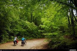 Trasee cu bicicleta MTB XC - Traseu MTB Coronini - Moldova Noua - Sasca Montana - Ilidia - Oravita (Banatul Montan - Muntii Locvei) de Andrei Vocurek