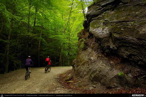 Trasee cu bicicleta MTB XC - Traseu MTB Caciulata - Valea Pausa - Manastirea Stanisoara - Manastirea Turnu - Calimanesti (Parcul National Cozia) de Andrei Vocurek