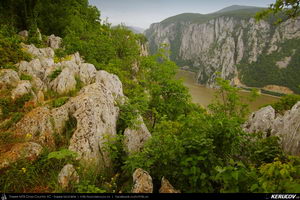 Trasee cu bicicleta MTB XC - Traseu MTB Orsova - Eselnita - Dubova - Svinita - Berzasca - Coronini (Clisura Dunarii / Portile de Fier - Cazanele Dunarii) de Andrei Vocurek