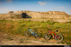 Trasee cu bicicleta MTB XC - Traseu MTB Cernavoda - Capidava - Pantelimon - Targusor - Mihail Kogalniceanu - Medgidia (Cetatea Capidava si Cetatea Ulmetum) de Andrei Vocurek