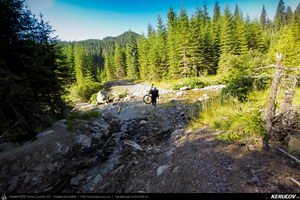 Trasee cu bicicleta MTB XC - Traseu MTB Muntii Capatanii: Petrimanu - Curmatura Oltetului - Polovragi - Horezu - Tomsani - Babeni (Lacul Petrimanu - Lacul Galbenu - Pasul Curmatura Oltetului - Cheile Oltetului) de Andrei Vocurek