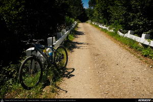 Trasee cu bicicleta MTB XC - Traseu MTB Floresti - Moreni - I.L. Caragiale - Ratoaia - Dobra - Titu (Micul Trianon - cazemata germana - Zimbraria Neagra Bucsani) de Andrei Vocurek