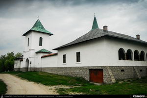 Trasee cu bicicleta MTB XC - Traseu MTB Gaesti - Slobozia - Glavacioc - Negrasi - Mozacu - Rascaeti - Gaesti (Manastirea Glavacioc si Poiana cu narcise Negrasi) de Andrei Vocurek