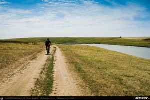 Trasee cu bicicleta MTB XC - Traseu MTB Lehliu Gara - Crasanii de Jos - Axintele - Horia - Fantana Doamnei - Lehliu Gara (Campia Baraganului, Piscul Crasani - cetatea dacica) de Andrei Vocurek
