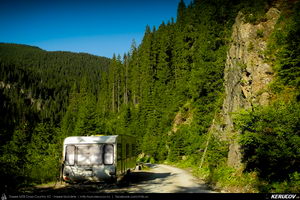 Trasee cu bicicleta MTB XC - Traseu MTB Muntii Latoritei: Gara Lotru - Brezoi - Valea lui Stan - Malaia - Ciungetu - Petrimanu (Lacul Bradisor - Lacul Malaia - Valea Latoritei - Lacul Petrimanu - Lacul Galbenu) de Andrei Vocurek