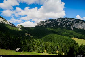 Trasee cu bicicleta MTB XC - Traseu MTB Masivul Piatra Craiului: Zarnesti - Cabana Gura Raului - Prapastiile Zarnestilor - spre Cabana Curmatura (varianta familie, copil de 1 an) de Andrei Vocurek