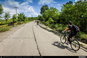 Trasee cu bicicleta MTB XC - Traseu MTB Muntii Buzaului - Tinutul Buzaului: Berca - Cozieni - Ulmet - Odaile - Scortoasa - Policiori - Berca (Trovantii sau Babele de la Ulmet, Vulcanii Noroiosi) de Andrei Vocurek
