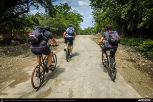 Trasee cu bicicleta MTB XC - Traseu MTB Muntii Buzaului - Tinutul Buzaului: Berca - Cozieni - Ulmet - Odaile - Scortoasa - Policiori - Berca (Trovantii sau Babele de la Ulmet, Vulcanii Noroiosi) de Andrei Vocurek