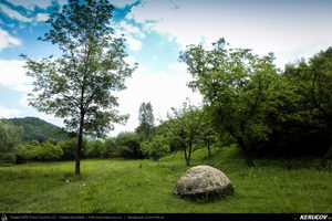 Trasee cu bicicleta MTB XC - Traseu MTB Muntii Buzaului - Tinutul Buzaului: Berca - Cozieni - Ulmet - Odaile - Scortoasa - Policiori - Berca (Trovantii sau Babele de la Ulmet, Vulcanii Noroiosi) de Andrei Vocurek