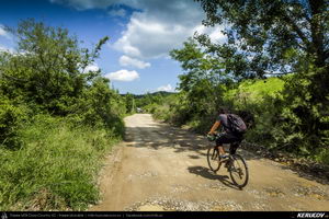 Trasee cu bicicleta MTB XC - Traseu MTB Muntii Buzaului - Tinutul Buzaului: Berca - Cozieni - Ulmet - Odaile - Scortoasa - Policiori - Berca (Trovantii sau Babele de la Ulmet, Vulcanii Noroiosi) de Andrei Vocurek