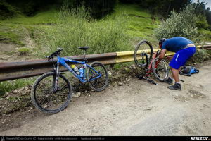 Trasee cu bicicleta MTB XC - Traseu MTB Muntii Buzaului - Tinutul Buzaului: Berca - Cozieni - Ulmet - Odaile - Scortoasa - Policiori - Berca (Trovantii sau Babele de la Ulmet, Vulcanii Noroiosi) de Andrei Vocurek