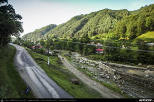 Trasee cu bicicleta MTB XC - Traseu MTB Tara Lovistei: Gara Lotru - Perisani - Pripoare - Salatrucu - Suici - Robaia - Calimanesti (Masivul Cozia, Posada de la Perisani si Valea Topologului) de Andrei Vocurek
