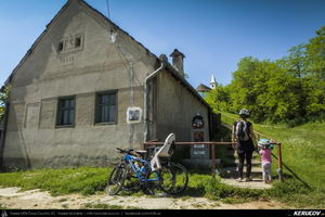 Trasee cu bicicleta MTB XC - Traseu MTB Nocrich - Ghijasa de Jos - Nocrich - Tichindeal - Nocrich (varianta familie, copil de 2 ani) de Andrei Vocurek