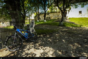 Trasee cu bicicleta MTB XC - Traseu MTB Nocrich - Marpod - Ilimbav - Altana - Nocrich (varianta familie, copil de 2 ani) de Andrei Vocurek