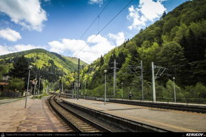 Trasee cu bicicleta MTB XC - Traseu MTB Muntii Bucegi: Sinaia - Cota 1400 - Stana Regala / Poiana Stanii - Sinaia (Schitul Sfanta Ana, Stancile Franz Joseph, Stanca Sfanta Ana, Castelul Peles) de Andrei Vocurek