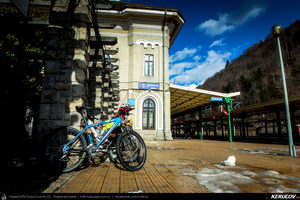 Trasee cu bicicleta MTB XC - Traseu MTB Muntii Bucegi: Busteni - Valea Cerbului - Valea Spumoasa - Poiana Tapului - Sinaia (Cascada Valea Spumoasa, Castelul Cantacuzino, Castelul Peles) de Andrei Vocurek