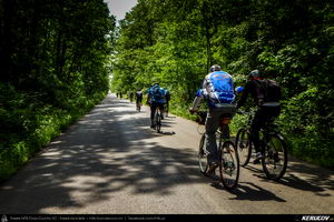 Trasee cu bicicleta MTB XC - Traseu SSP Bucuresti - Colibasi - Comana - Vlad Tepes - Gradistea - 1 Decembrie - Bucuresti (bujorul de padure in Parcul Natural Comana) de Andrei Vocurek