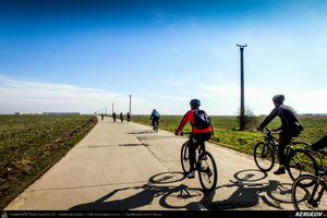 Trasee cu bicicleta MTB XC - Traseu SSP Bucuresti - Cozieni - Sindrilita - Hagiesti - Fundulea - Branesti - Bucuresti (Conacul Marghiloman) de Andrei Vocurek