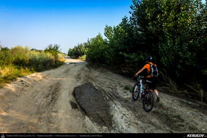 Trasee cu bicicleta MTB XC - Traseu SSP Bucuresti - Jilava - 1 Decembrie - Adunatii-Copaceni - Bucuresti (popas pe malul Raului Arges) de Andrei Vocurek