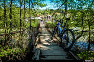 Trasee cu bicicleta MTB XC - Traseu MTB Pitesti - Argeselu - Jupanesti - Retevoiesti - Domnesti - Corbi - Jgheaburi - Pitesti (Biserica de lemn din Jupanesti, Manastirea Corbii de Piatra, Cula Druganescu, Vila Micescu) de Andrei Vocurek