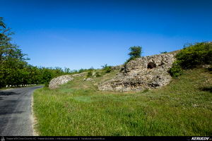 Trasee cu bicicleta MTB XC - Traseu MTB Cheile Dobrogei - Podisul Casimcei: Targusor - Gura Dobrogei - Sacele - Corbu - Navodari - Mamaia (Cheile Dobrogei, Pestera Casian, Pestera Liliecilor, Marea Neagra) de Andrei Vocurek