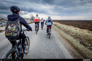 Trasee cu bicicleta MTB XC - Traseu SSP Bucuresti - Valea Dragului - Herasti - Dobreni - Copaceni - Adunatii-Copaceni - Bucuresti (Casa de piatra din Herasti - conacul Udriste Nasturel) de Andrei Vocurek