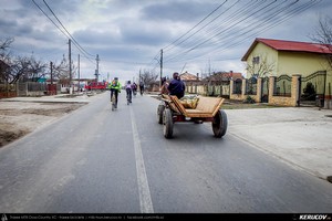 Trasee cu bicicleta MTB XC - Traseu SSP Bucuresti - Valea Dragului - Herasti - Dobreni - Copaceni - Adunatii-Copaceni - Bucuresti (Casa de piatra din Herasti - conacul Udriste Nasturel) de Andrei Vocurek