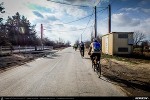 Trasee cu bicicleta MTB XC - Traseu SSP Bucuresti - Valea Dragului - Herasti - Dobreni - Copaceni - Adunatii-Copaceni - Bucuresti (Casa de piatra din Herasti - conacul Udriste Nasturel) de Andrei Vocurek