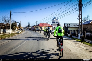 Trasee cu bicicleta MTB XC - Traseu SSP Bucuresti - Valea Dragului - Hotarele - Mironesti - Gradistea - Adunatii-Copaceni - Bucuresti (Schitul Mironesti si Conacul Radu Serban) de Andrei Vocurek