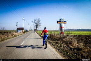 Trasee cu bicicleta MTB XC - Traseu SSP Bucuresti - Valea Dragului - Hotarele - Mironesti - Gradistea - Adunatii-Copaceni - Bucuresti (Schitul Mironesti si Conacul Radu Serban) de Andrei Vocurek
