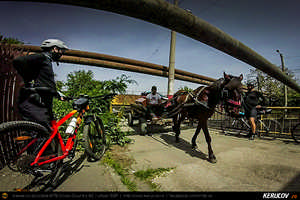 Trasee cu bicicleta MTB XC - Traseu SSP Bucuresti - Jilava - Magurele - Bragadiru - Clinceni - Domnesti - Darvari - Bucuresti de Andrei Vocurek
