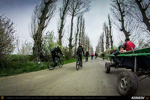 Trasee cu bicicleta MTB XC - Traseu SSP Bucuresti - Dimieni - Caciulati - Moara Vlasiei - Lipia - Merii Petchii - Moara Vlasiei - Dascalu - Tunari - Bucuresti de Andrei Vocurek