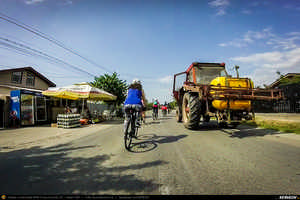 Trasee cu bicicleta MTB XC - Traseu SSP Bucuresti - 1 Decembrie - Gradistea - Comana - Vlad Tepes - Mogosesti - Jilava - Bucuresti (bujorul de padure in Parcul Natural Comana) de Andrei Vocurek