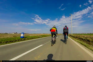 Trasee cu bicicleta MTB XC - Traseu SSP Bucuresti - Chiajna - Joita - Cosoba - Romanesti - Potlogi - Ulmi - Bolintin-Deal - Tantava - Darvari - Clinceni - Magurele - Bucuresti (Palatul Brancovenesc de la Potlogi) de Andrei Vocurek