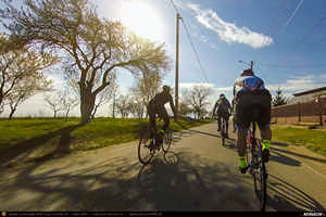 Trasee cu bicicleta MTB XC - Traseu SSP Bucuresti - Chiajna - Joita - Cosoba - Romanesti - Potlogi - Ulmi - Bolintin-Deal - Tantava - Darvari - Clinceni - Magurele - Bucuresti (Palatul Brancovenesc de la Potlogi) de Andrei Vocurek