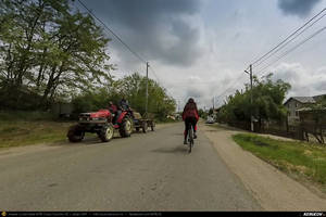 Trasee cu bicicleta MTB XC - Traseu SSP Bucuresti - Valea Dragului - Herasti - Hotarele - Isvoarele - Teiusu - Mironesti - Falastoaca - Gradistea - Adunatii-Copaceni - Bucuresti (Conacul Udriste Nasturel - Casa de Piatra din Herasti) de Andrei Vocurek