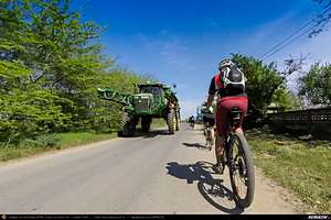 Trasee cu bicicleta MTB XC - Traseu SSP Bucuresti - Berceni - Dobreni - Varasti - Valea Dragului - Herasti - Hotarele - Crivat - Radovanu - Valea Popii - Chirnogi - Oltenita - Ulmeni si retur de Andrei Vocurek