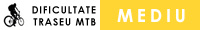 dificultate traseu MTB XC: traseu mediu